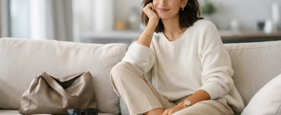 Look confortável e elegante sem esforço