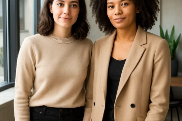 Bege combina com preto: guia completo de looks